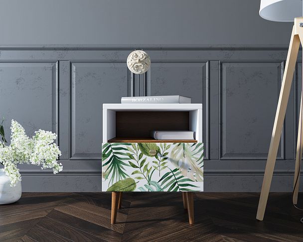 Тумбочка "Berber" с одним ящиком 4 принт - Вид 6