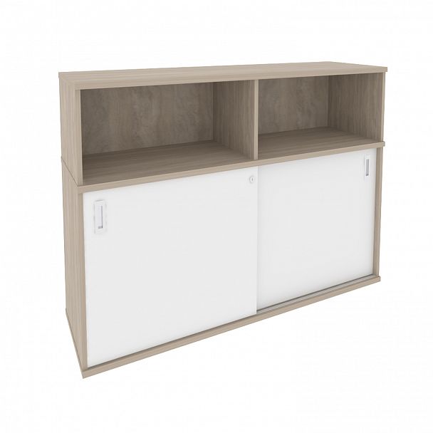 Шкаф-купе "Onix" O.SHKO-2.7 T дуб аттик/белый - Вид 1