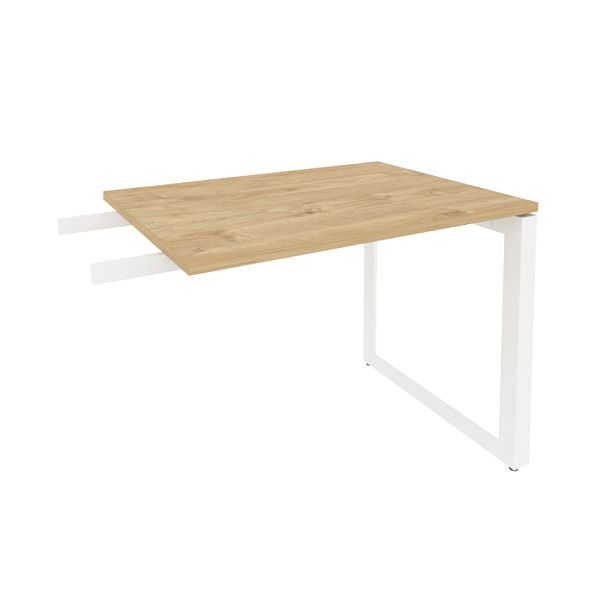 Onix Direct Брифинг-приставка на О-образном м/к O.MO-BR-9 Тиквуд светлый/Белый металл 980*720*750 - Вид 1