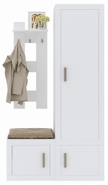 Стенка для прихожей Toivo ТОЙ-ПР 15 Белый - Вид 1