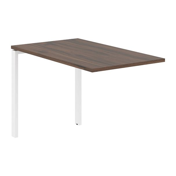 Брифинг-приставка EUB 1167 Дуб Денвер тёмный/Белый 1160х670х750 EDIS - Вид 1