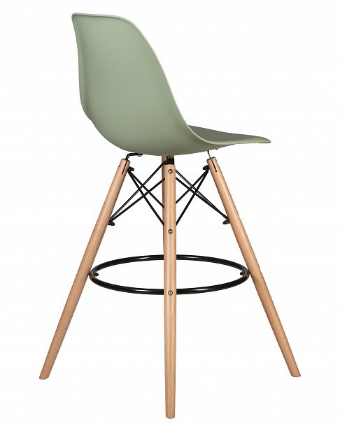 Стул барный DOBRIN DSW BAR (ножки светлый бук, цвет мятный (NX-G-09)) - Вид 4