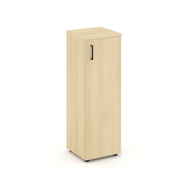 Стайл Проджект Шкаф средний узкий SN.STU-204(R) Акация Лорка/Черный Ручки 400*400*1203 - Вид 1