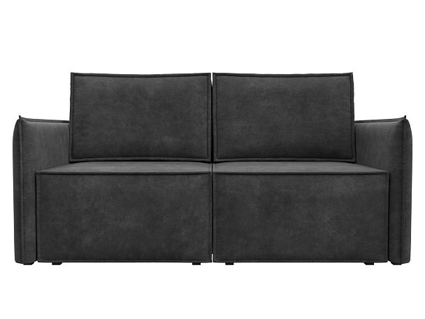 Диван прямой Либерти мини Велюр серый - Вид 2
