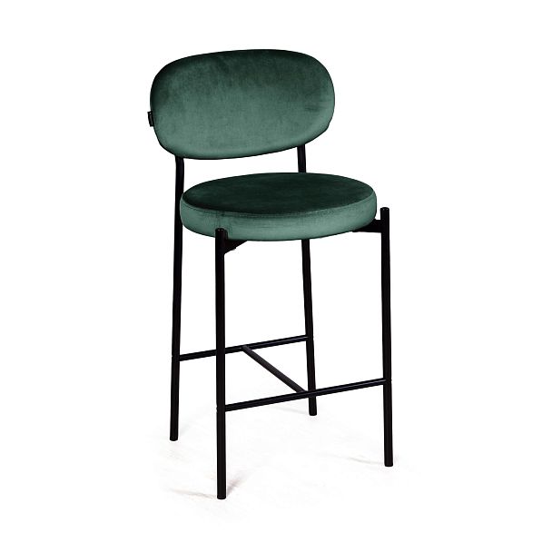 Стул полубарный Mason, бархат зеленый 19 - Вид 4