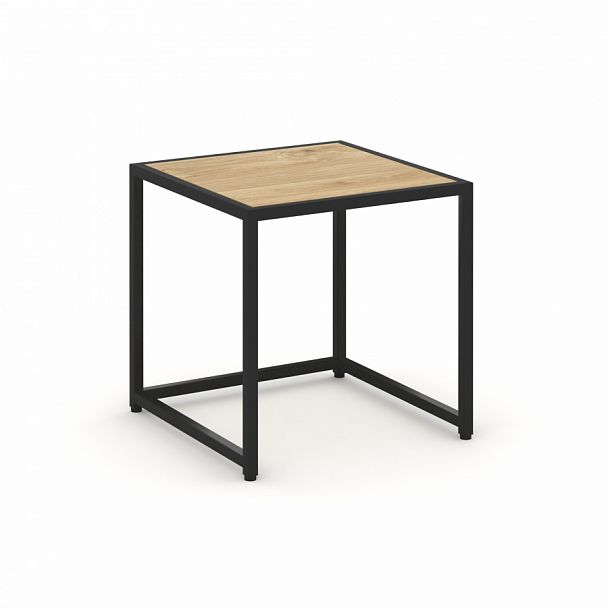 Стол журнальный "Loft" VR.L-SJK-45 Тиквуд Светлый/Черный - Вид 1