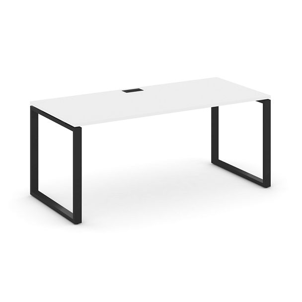 Style Project Direct Direct Стол письменный SN-6O.SR-014.M Белый/Металл Черный 1580*700*750 - Вид 1
