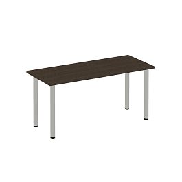 Стол письменный на хромированных опорах Формула МХ ФР 1103 венге темный - Фото предпросмотра