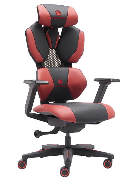 Геймерское кресло Everprof Tiger Экокожа Красный - Вид 1