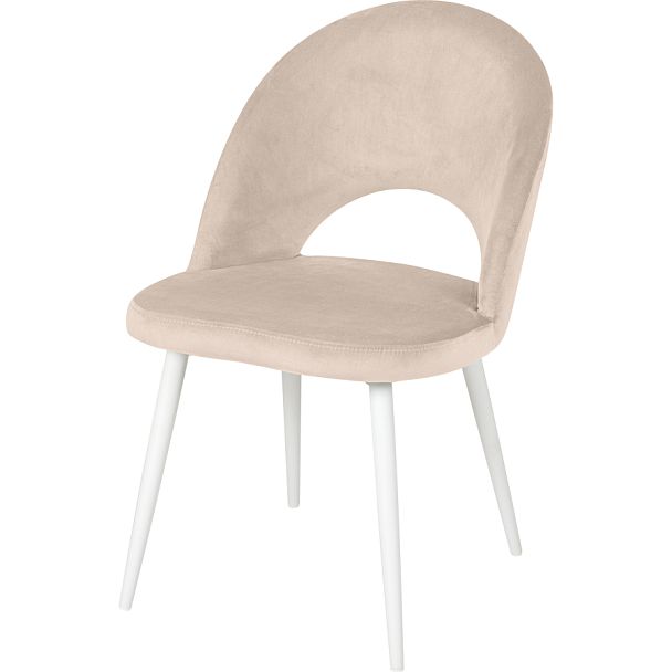 Комплект кухонных стульев Рэди кремовый велюр/белый, 2 шт. - Вид 1