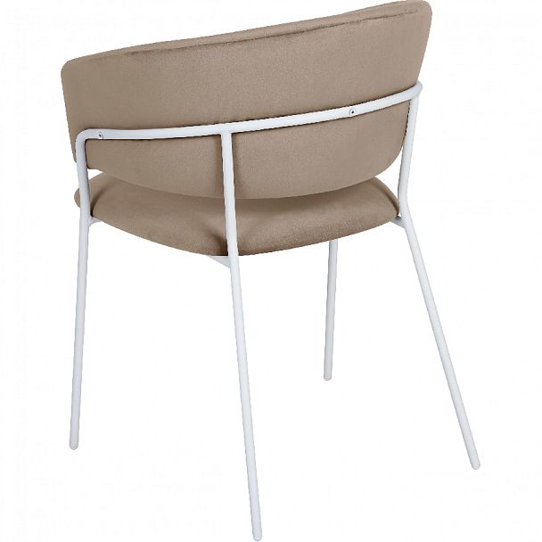 Комплект кухонных стульев Даксон латте велюр/белый, 4 шт. - Вид 5