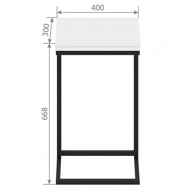 Стол для ноутбука "Comp" CD 4030 Белый - Вид 9