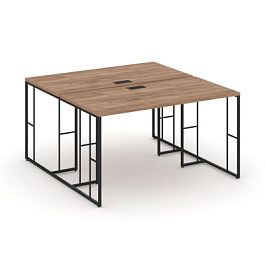Rift Рабочая станция RF.DRS-013 Дуб Табак/Металл Черный 1380*1432*750 - Фото предпросмотра