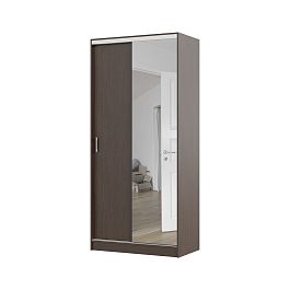 Альянс 1,0 м шкаф-купе (1000*2200*610 мм) венге/венге - Фото предпросмотра