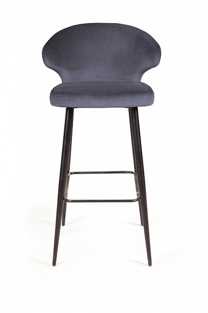 Стул барный Richard, бархат серый 27 - Вид 2