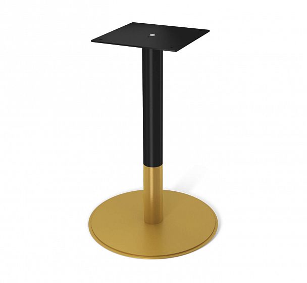 Основание для стола Sheffilton SHT-TU43 черный муар/золото - Вид 2