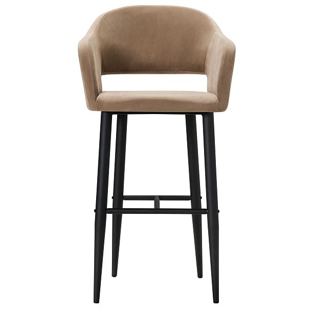 Кресло Бар Oscar Diag beige/черный - Вид 2