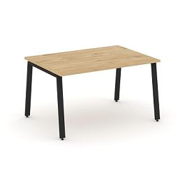 Стайл Проджект Стол переговорный SN-6A.SPRG-003.3 Тиквуд Светлый/Металл Черный 1380*980*750 - Фото предпросмотра