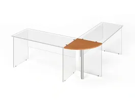 ЛАЙТ / LIGHT RLG012-6x6 Угловой сектор 60x60x2,2 Вишня - Фото предпросмотра