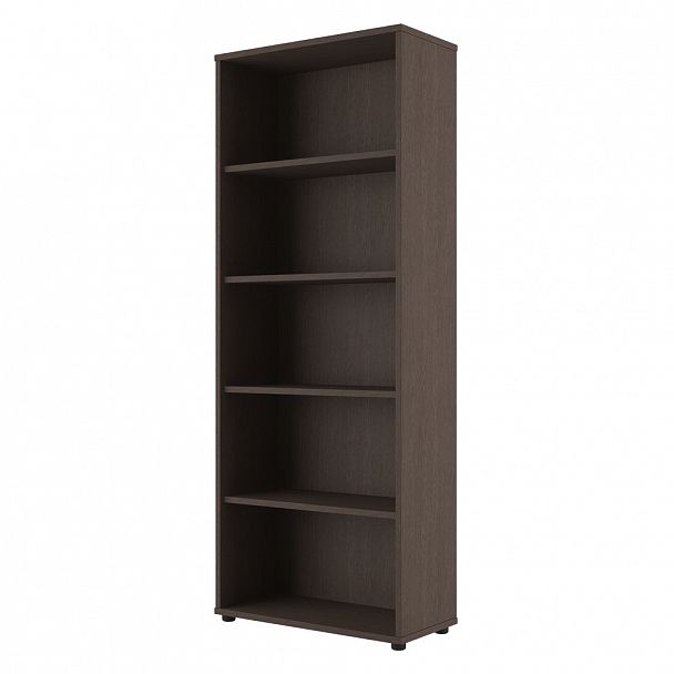 Стеллаж высокий Grand 78x36x200 тёмный дуб - Вид 1