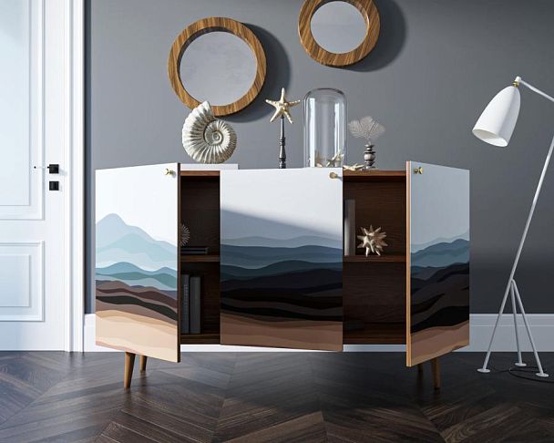 Комод Berber три дверки 11 принт арт BB01/Print_11 - Вид 2