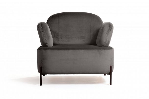 Кресло Dandy, бархат антрацит 14 - Вид 2