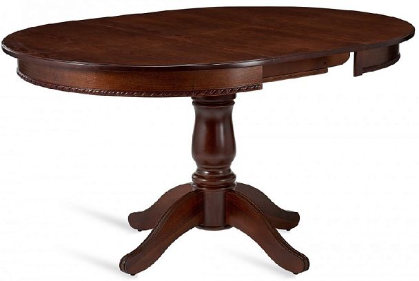 Стол деревянный раздвижной Вэлт D100(140)х100х76 Античный орех - Вид 2