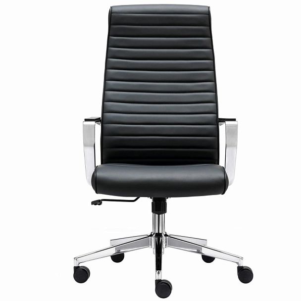 Кресло BRABIX PREMIUM Solo EX-730, алюминий, хром, экокожа, черное, 532936 - Вид 4