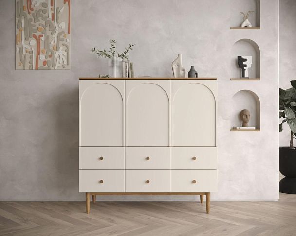 Комод с тремя дверками и шестью ящиками Arka AR18 - Вид 4