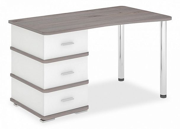 Стол письменный Домино СД-35 Белый/Нельсон правый - Вид 1