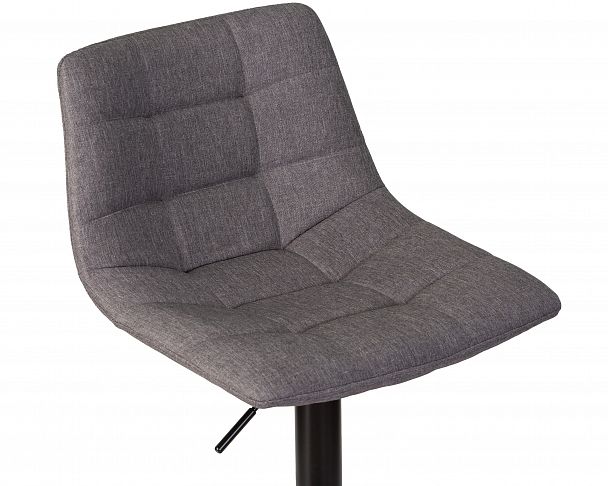 Стул барный DOBRIN TAILOR BLACK (серая ткань (188-55)) - Вид 7