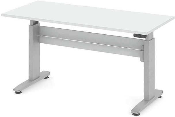 Стол офисный рабочий С-ТРС46 "Трансформер"  ПК-ТРС-СТ180Х80/ЭРД-В1-76 белый - Вид 1