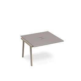 Секция стола для переговоров с кабель-каналом WOOD Time wood ТМ В2 153-1 мокко премиум - Фото предпросмотра