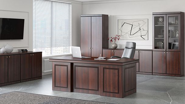 Стол письменный Bern 190x90x76 светлый дуб - Вид 2