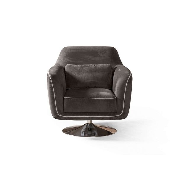 Кресло Marco, искусственная замша Breeze taupe - Вид 4