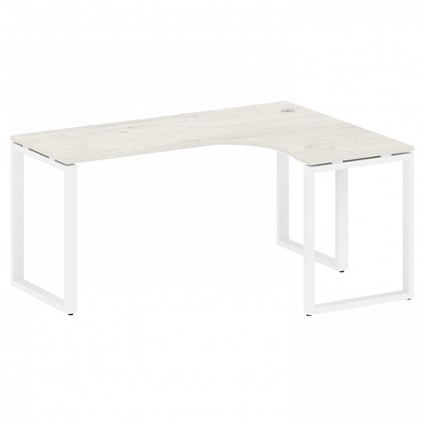 Стол "Metal System" БО.СА-4 дуб наварра/белый - Вид 1