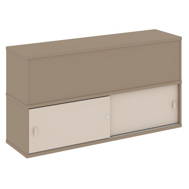 Estetica Надставка на две тумбы высокая ES.NV-3.1 Латте/Капучино 1500*410*795 - Вид 1