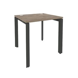 Onix Стол рабочий на П-образном м/к O.MP-SP-0.7 Тиквуд темный/Антрацит металл 780*720*750 - Фото предпросмотра