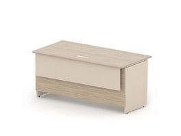 RAC123-16x8 ACCORD Стойка прямая низкая 1600х800х732 Сосна Аланд/Кашемир - Фото предпросмотра