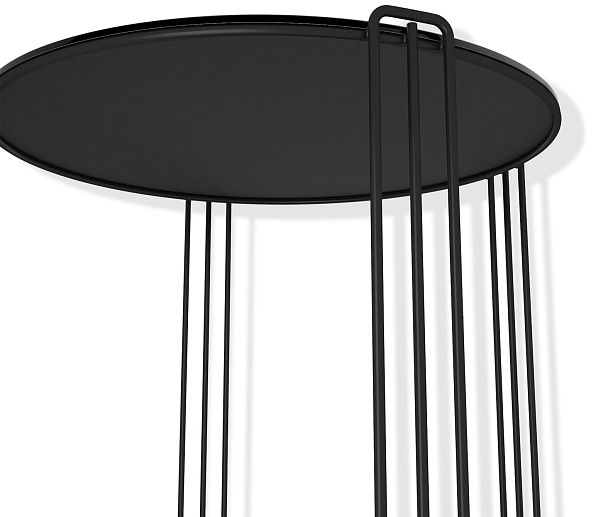 Столик кофейный Sheffilton SHT-CT34 черный муар/черный глянец - Вид 5