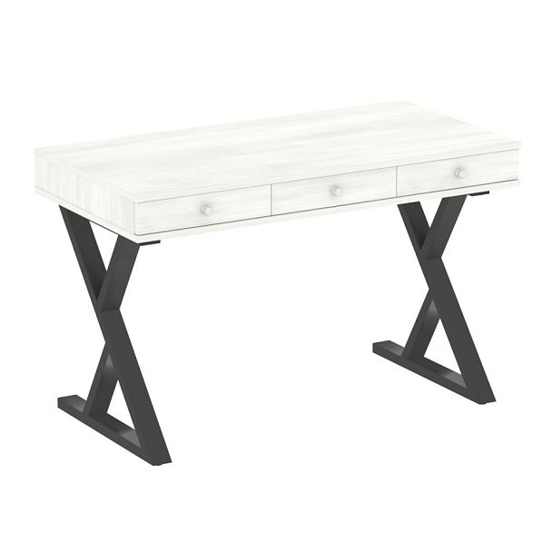 Home Office Стол письменный VR.SP-1-118.M Снежная патина/Антрацит металл 1180*600*750 - Вид 1