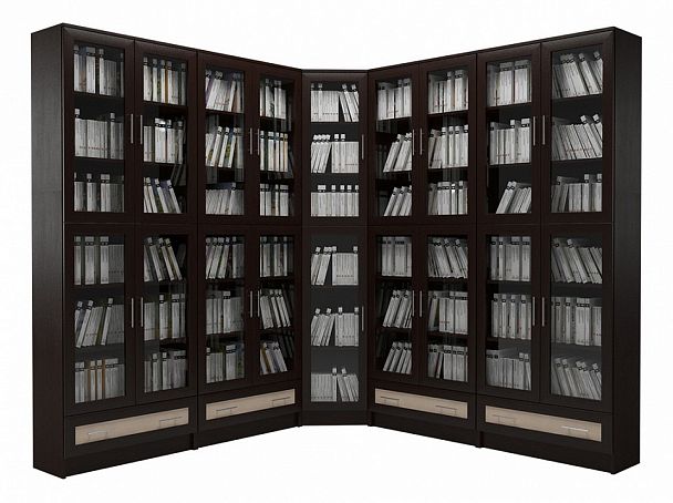 Шкаф книжный Мебелайн-33 - Вид 1