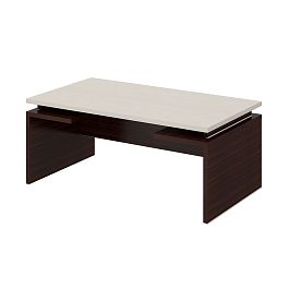 Стол "Дипломат"  ПК-ДП-СТ180Х100/Д-В2-1249 венге + дуб беленый новый - Фото предпросмотра