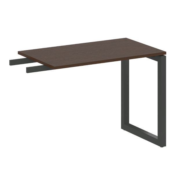 Metal System Quattro Приставной элемент на О-образном м/к 50БО.ПР-3 Венге/Антрацит металл 1000*600*750 - Вид 1