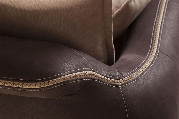 Napoli (Неаполь) диван-кровать с шезлонгом, замша - Вид 16