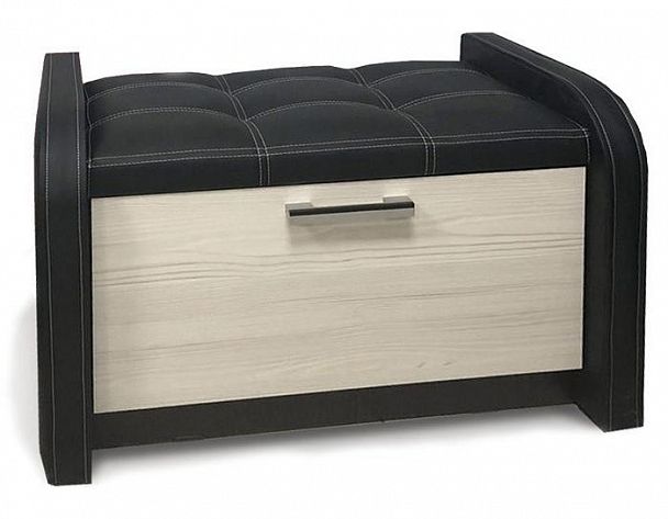 Банкетка "Лофт" (снято с про-ва) лоредо/черный ореон - Вид 1