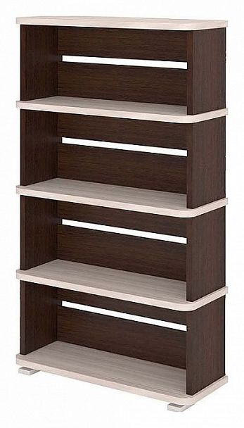 Стеллаж Домино СБ-25/4 Венге/Карамель - Вид 1
