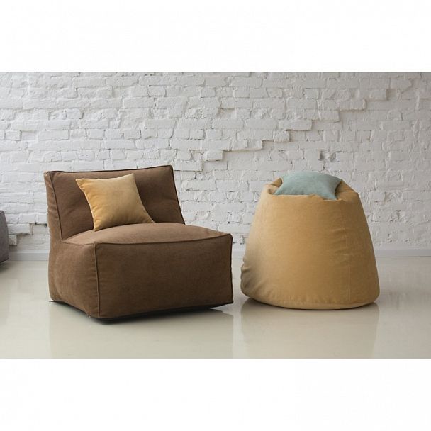 Кресло-мешок "Дели" желтый - Вид 4