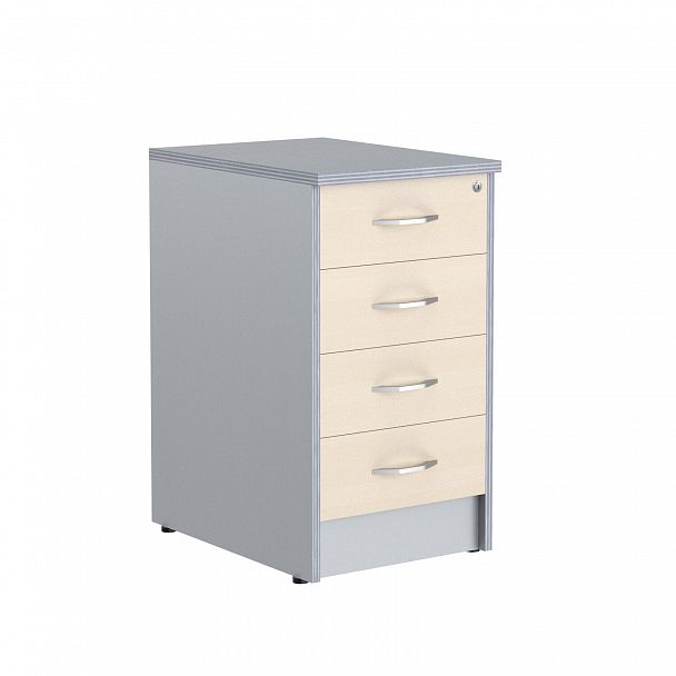 Тумба "Imago" ТП-4 клен/металлик - Вид 1