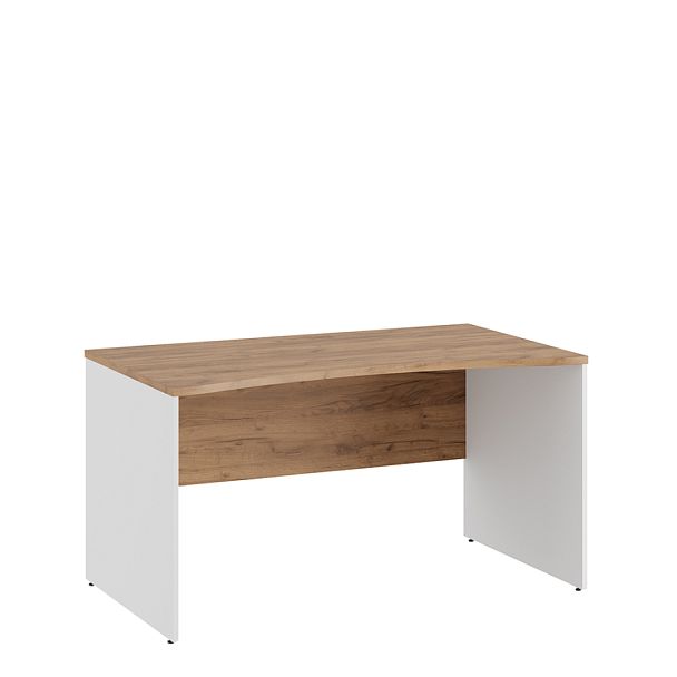 Стол линза Tess 140x80x75 дуб крафт золотой - Вид 1